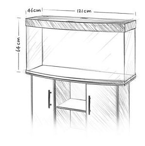 Аквариум JUWEL Вижн 260&nbsp;LED светлое дерево, 260&nbsp;л, 121х46&times;62&nbsp;см