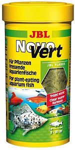 Основной корм JBL NovoVert для растительноядных пресноводных рыб, хлопья 100 мл