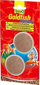 Tetra Goldfish Holiday корм &laquo;выходного дня&raquo; для золотых рыбок, брикет желе 30&nbsp;г