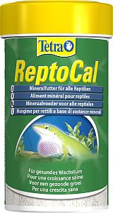 TetraFauna ReptoСal минеральный корм для всех видов рептилий, порошок 100 мл