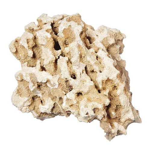 Камень песчаник пещеристый желтый L, 25-30 см, 4000-5000 г, 1 шт.