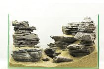 Набор камней GLOXY "Черная скала" разных размеров от интернет-магазина STELLEX AQUA