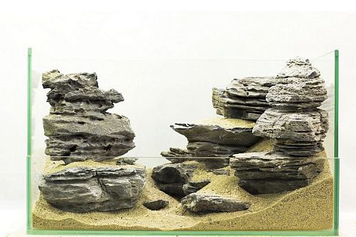 Набор камней GLOXY "Черная скала" разных размеров