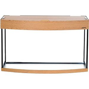 Аквариум LUX Ф115&nbsp;фигурный, с&nbsp;крышкой и&nbsp;светильником Т8 2&times;18&nbsp;Вт, дуб, 115&nbsp;л