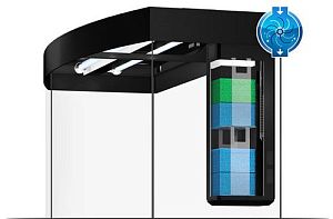 Аквариум JUWEL Вижн LED 180 темное дерево, 180 л, 92х41×55 см