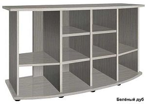 Подставка без дверок Biodesign ПАНОРАМА 450&nbsp;чёрная шагрень, плита ЛДСП 16/22&nbsp;мм, 151х56&times;82&nbsp;см