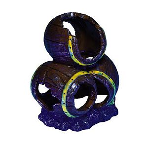 Декорация с&nbsp;GLO-эффектом GLOFISH &laquo;Бочки S&raquo;, 7,9&times;8,9&times;7,9&nbsp;см