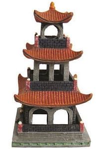 Декорация пластиковая PRIME «Пагода», 13,5×12,5×22 см
