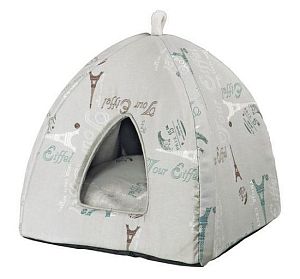 Лежак-пещера TRIXIE Paris, 42х37×42 см, серый