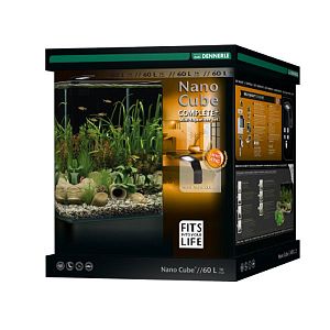 Нано-аквариум Dennerle NanoCube Complete+ 60 Style LED L с расширенным комлектом и светильником, 60 л
