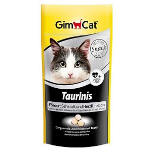 Лакомство Gimcat «Taurinis» витаминное для кошек, таурин, 40 г