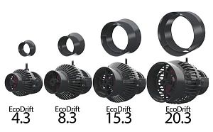 Помпа перемешивающая Aqua Medic ECODrift 4.3, 800−4000 л/ч, 3−10 Вт, с контроллером и магнитным держателем