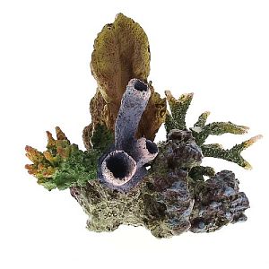 Aqua-Pro «LAY-OUT LIVE CORAL» коралл пластиковый, L240 x W150 x H210 мм