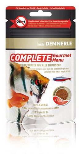 Dennerle Complete  основной корм для аквариумных рыбок, гранулы 100 мл