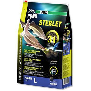 Корм JBL ProPond Sterlet L основной для небольших осетровых рыб, гранулы 3 кг  (6 л)