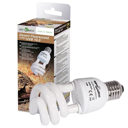 Лампа УФ Repti-Zoo "Compact Desert" 10.0, 15 Вт