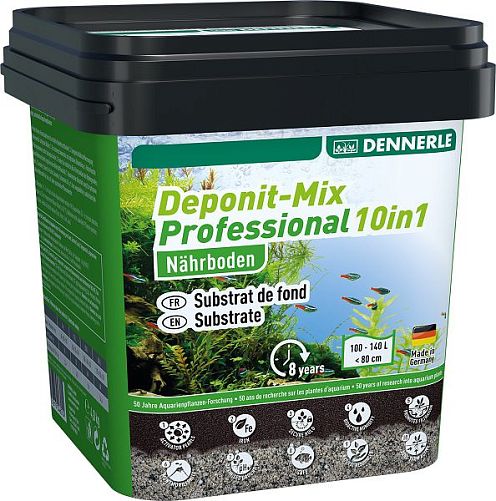 Субстрат питательный Dennerle Deponit Mix Professional 10in1 4,8 кг