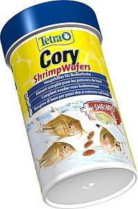 Tetra Cory Shrimp Wafers полноценный корм для плекостомусов и&nbsp;коридорасов, пластинки 100&nbsp;мл
