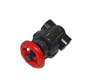 Кран FlowColour&Sanking тонкой регулировки 25 ЧЕРНЫЙ