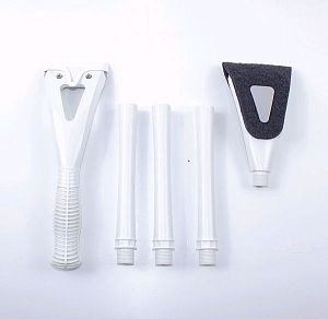 Скребок SUNSUN AS-102 2-in-1 многофункциональный, с набором насадок для обслуживания аквариума, 80 см