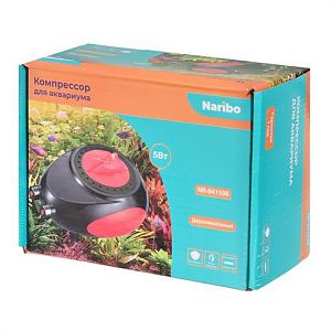 Компрессор Naribo двухканальный, 5&nbsp;Вт, 2&times;3&nbsp;л/мин