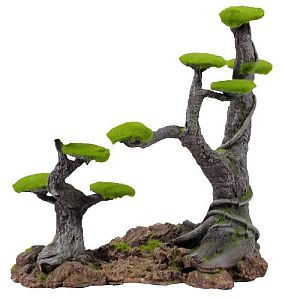 Грот Grandarts «Дерево» для аквариума, 25×21,5×23,5 см
