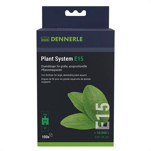 Добавка железа Dennerle Plant System E15 профессиональная высококонцентрированная, 100 таблеток