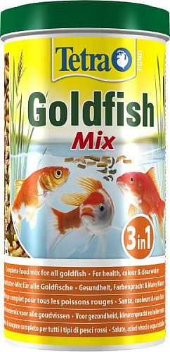 TetraPond Gold Mix корм для золотых рыбок, смесь 1 л