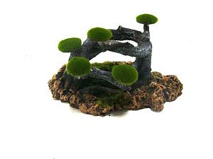 Грот Grandarts «Дерево» для аквариума, 17,5×14,5×13,5 см