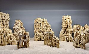 Камень песчаник пещеристый желтый, кг