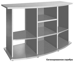 Подставка без дверок Biodesign ПАНОРАМА 350&nbsp;чёрная шагрень, влагостойкая плита ЛДСП 16/22&nbsp;мм, 131х51&times;82&nbsp;см