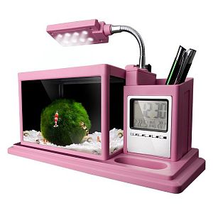 Aquael AQUA ME аквариум-органайзер, розовый, 1 л