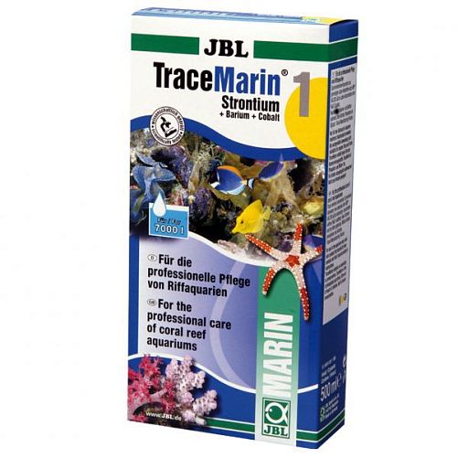 JBL TraceMarin 1 комплекс микроэлементов для морского аквариума с преимущественным содержанием стронция, 500 мл