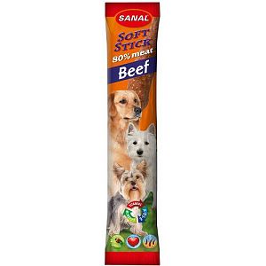 SANAL для собак Мягкие колбаски Вит. A, D3, E, 1 шт. по 12 г