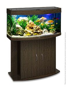 Аквариум Biodesign ПАНОРАМА 120, без светильника, 117 л, 81х38×52 см