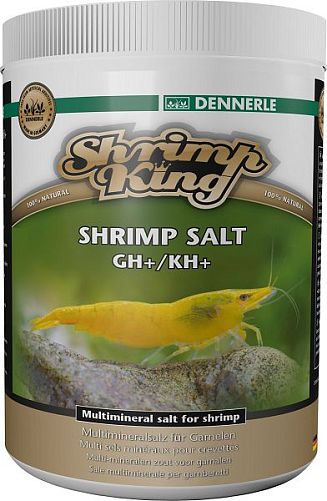 Добавка Dennerle Shrimp King Shrimp Salt GH+/KH+ для повышения жесткости в аквариумах с пресноводными креветками, 1 кг
