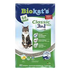Наполнитель Biokat’s «Classic Fresh 3 в 1» для кошачьего туалета