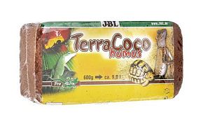 Натуральный кокосовый перегной JBL TerraCoco Humus для террариумов, брикет, 650 г