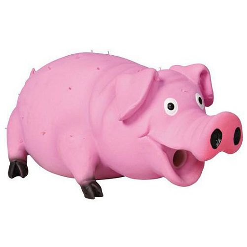 Игрушка TRIXIE "Свинья со щетиной", 21 см, латекс