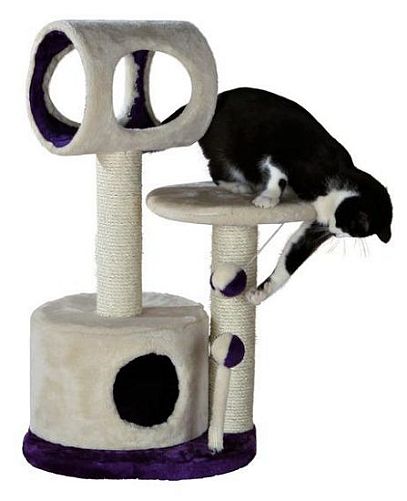 Домик TRIXIE "Lucia" для кошки, 75 см, бежевый, фиолетовый