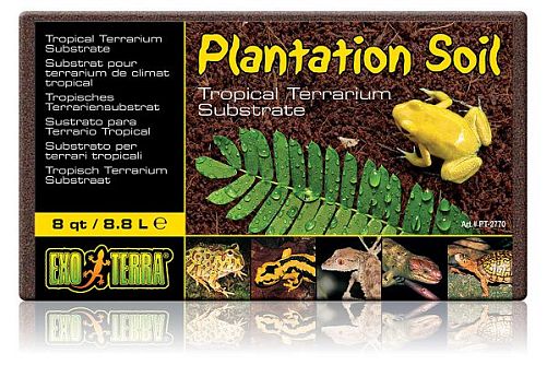 Кокосовая крошка EXO TERRA "Plantation Soil Brick", 8.8 л