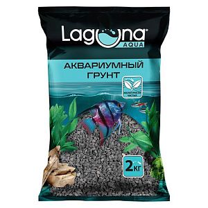 Грунт Laguna крошка черная, 2&nbsp;кг, 2&minus;4&nbsp;мм