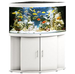 Аквариум Псевдоморе с&nbsp;тумбой STELLEX AQUA 400, угловой, 400&nbsp;л, 91х91&times;150&nbsp;см