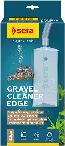 Грунтоочиститель Sera Gravel Cleaner Edge, треугольный, длина 14 см