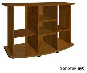 Подставка без дверок Biodesign ПАНОРАМА 280&nbsp;чёрная шагрень, влагостойкая плита ЛДСП 16/22&nbsp;мм, 116х51&times;74&nbsp;см