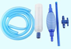 Сифон SUNSUN SX-19&nbsp;с&nbsp;грушей для очистки грунта аквариума с&nbsp;краном и&nbsp;шлангом 2,5&nbsp;м