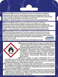 Tetratest KH тест пресной и морской воды на карбонатную жесткость KH, 10 мл