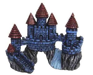 Декорация пластиковая PRIME «Замок с пятью башнями», 15,5x9×13 см