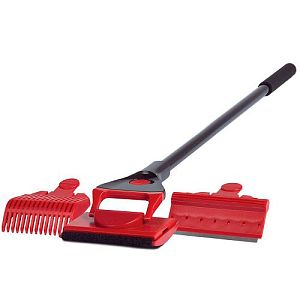 Скребок 3-in-1 SUNSUN многофункциональный телескопический с набором насадок для обслуживания аквариума, 44,5−82,5 см