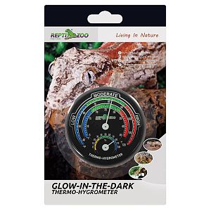 Термогигрометр Repti-Zoo аналоговый светящийся, d75&nbsp;мм